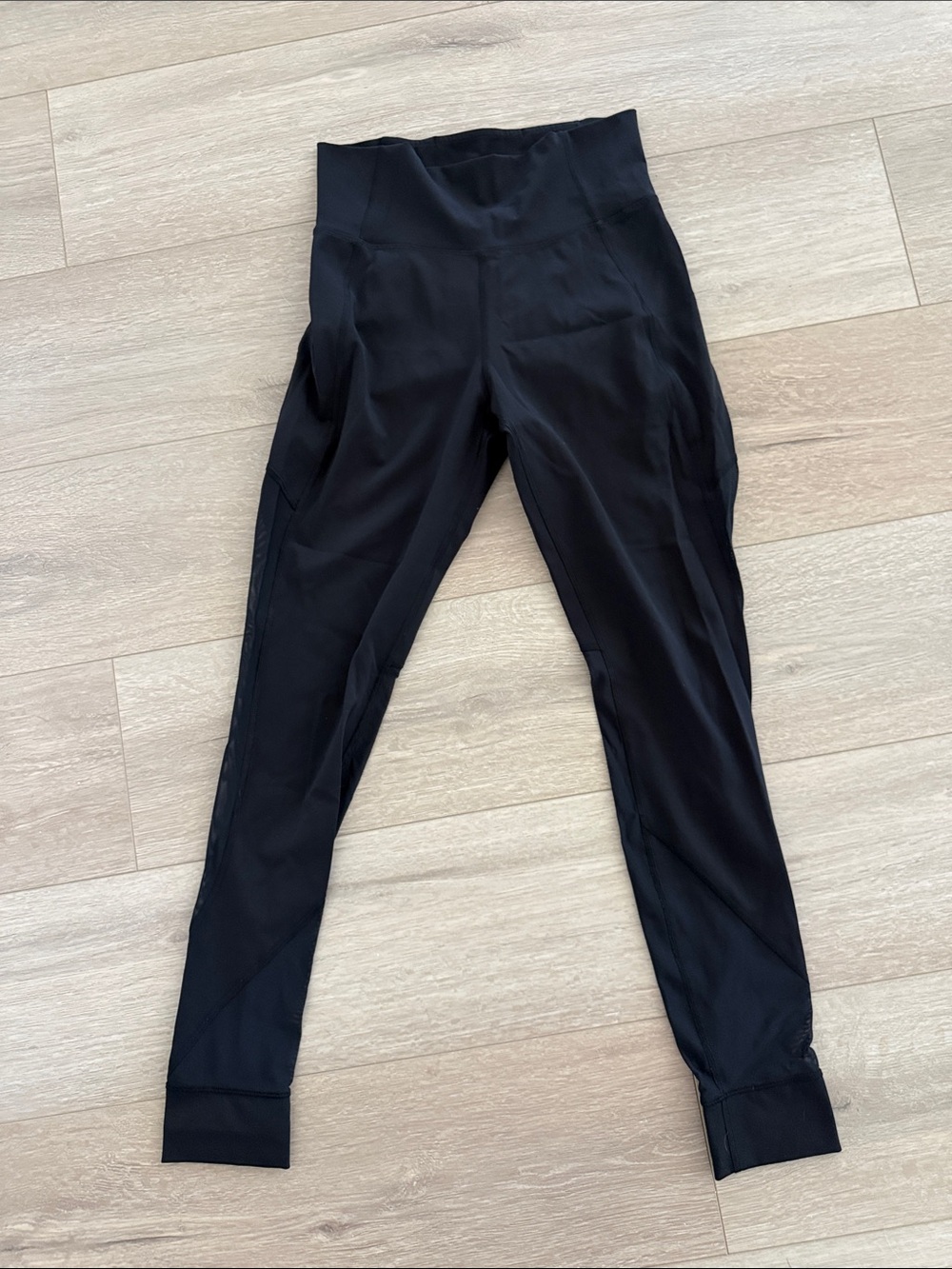 High-Waist Black Active Leggings